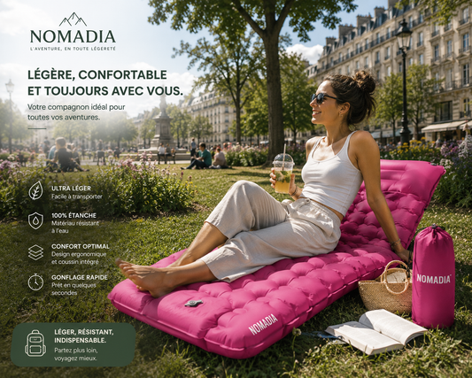 Nomadia™ - Matelas gonflable camping
