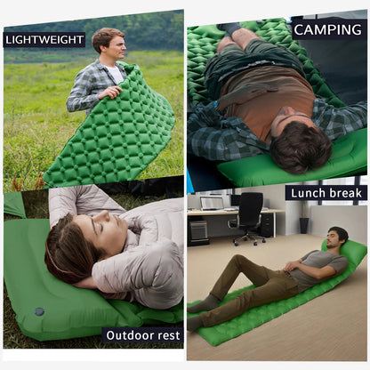 Inflatable Mattress Sleeping Pad Ultralight Camping Mat  Air Mattress Camp mat for Hiking Tent Travel Backpacker