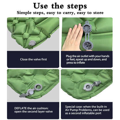 Inflatable Mattress Sleeping Pad Ultralight Camping Mat  Air Mattress Camp mat for Hiking Tent Travel Backpacker
