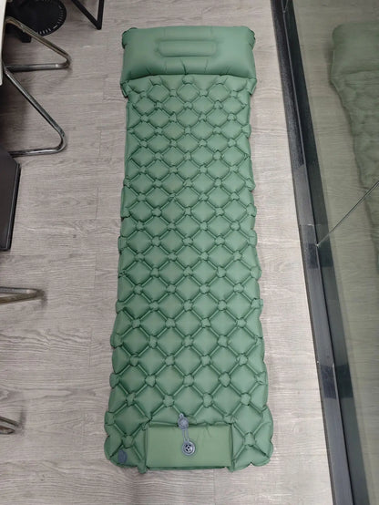Inflatable Camping Mats Air Mattress With Pillow Outdoor Tourist Sleeping Pad Self-Inflating Mattress For Hiking Climbing