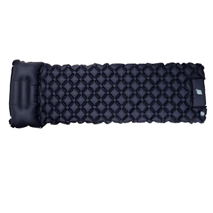 Automatic inflating mattress for outdoor camping tents, sleeping pad, foot-activated convenient inflatable pad, single or double