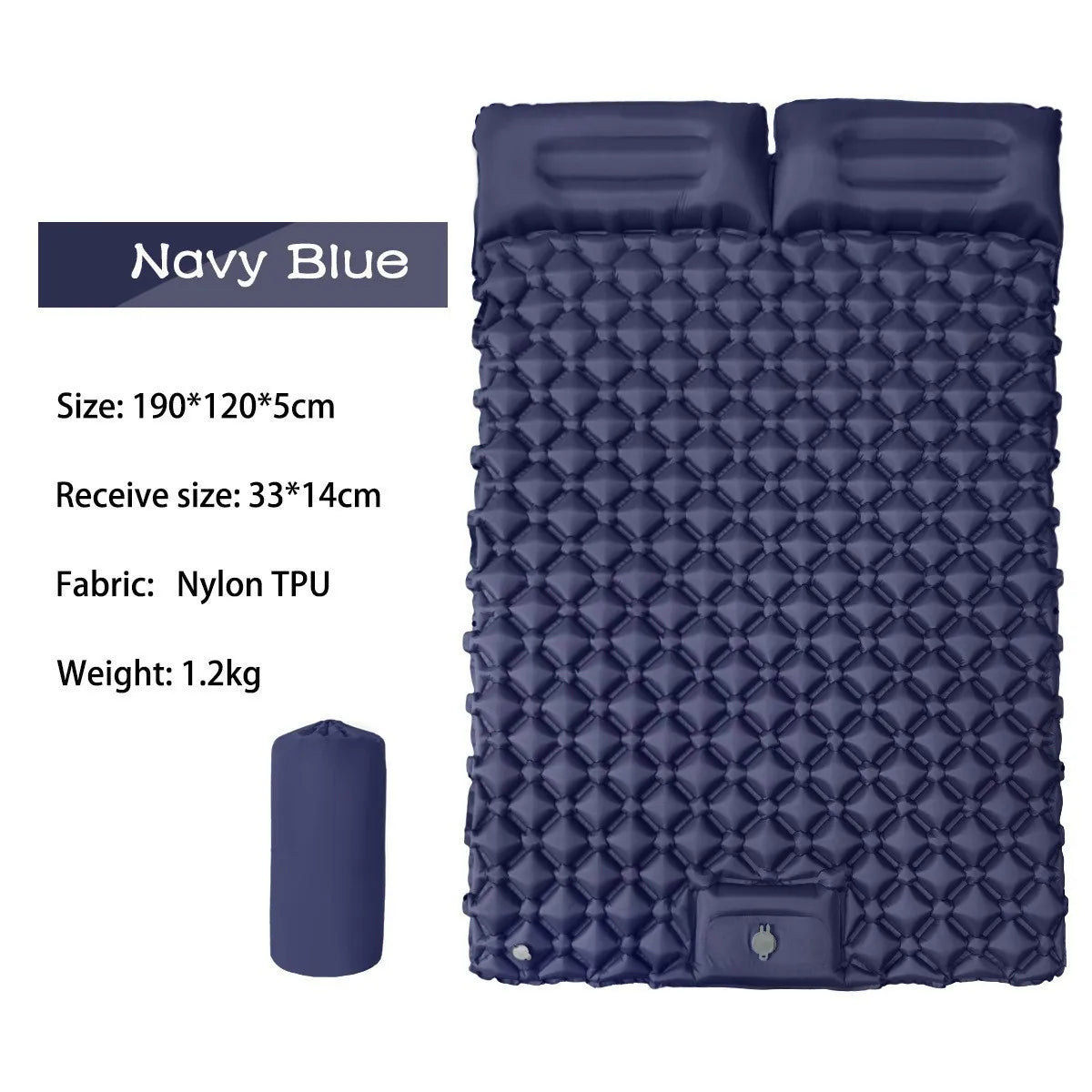 Inflatable Camping Mats Air Mattress With Pillow Outdoor Tourist Sleeping Pad Self-Inflating Mattress For Hiking Climbing