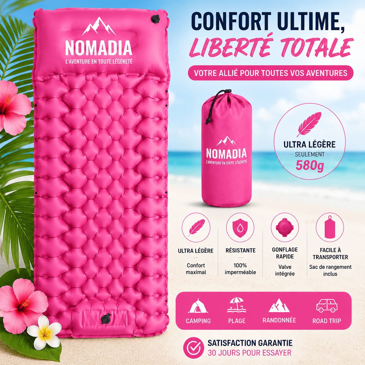Matelas de Camping Nomadia™ - NOMADIA