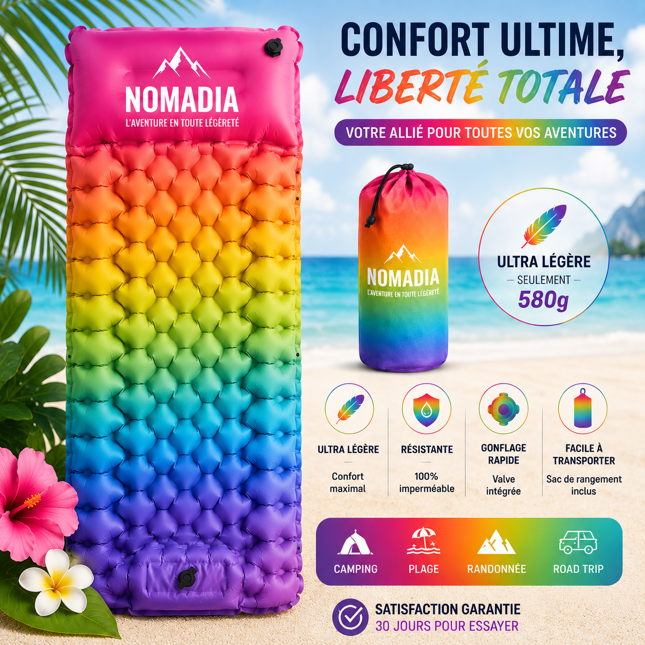 Matelas de Camping Nomadia™ - NOMADIA