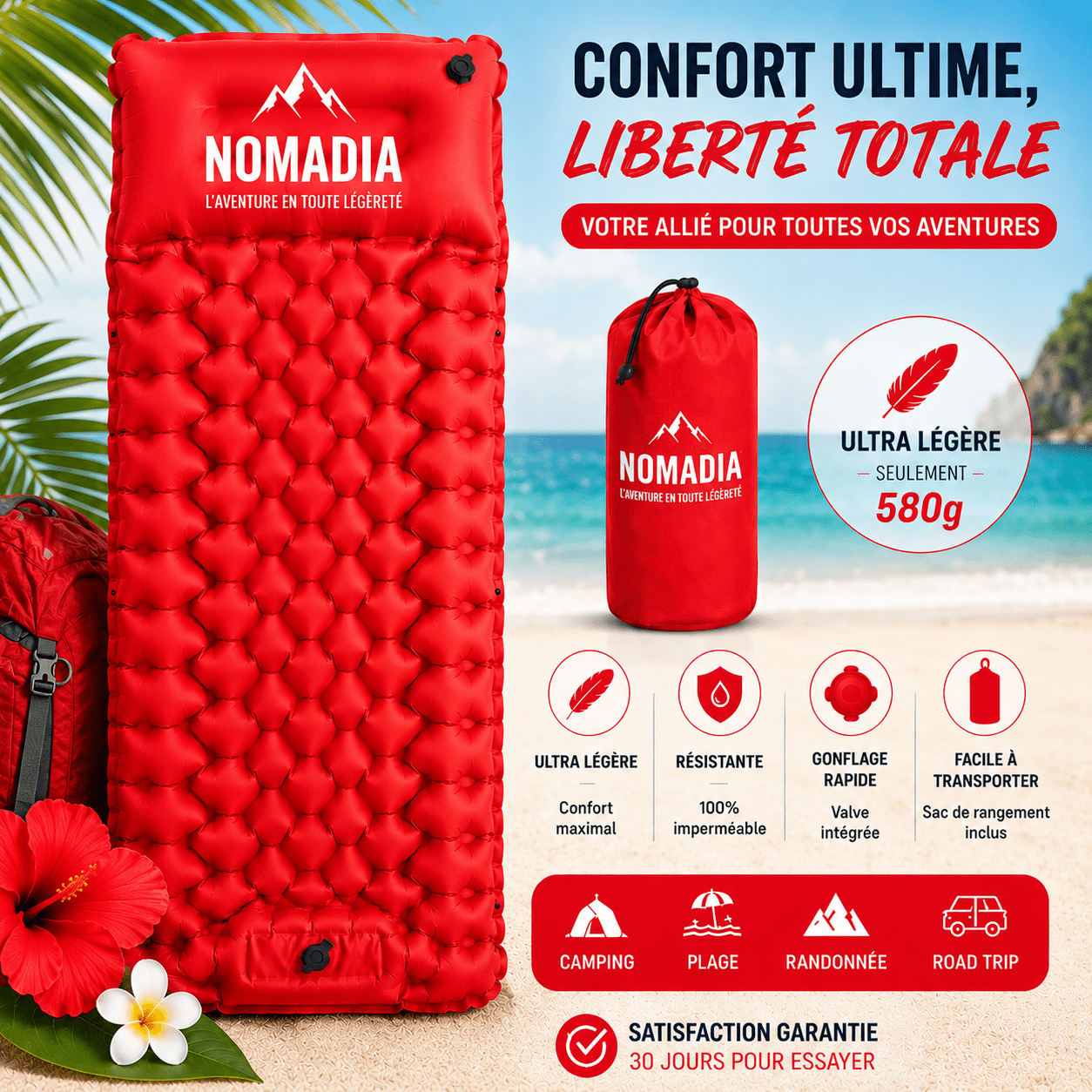 Matelas de Camping Nomadia™ - NOMADIA