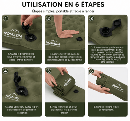 Matelas de Camping Nomadia™ - NOMADIA