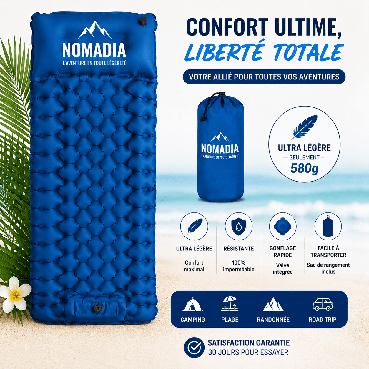 Matelas de Camping Nomadia™ - NOMADIA