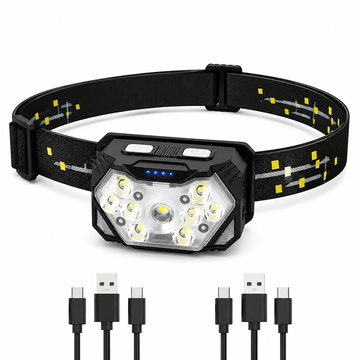 Nomadia™ Lampe Frontale 9 LED - NOMADIA