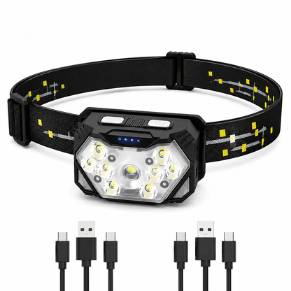 Nomadia™ Lampe Frontale 9 LED - NOMADIA